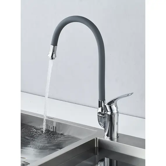 Смеситель для кухни с гибким изливом шлангом Shevanik S5543-9, изображение 9