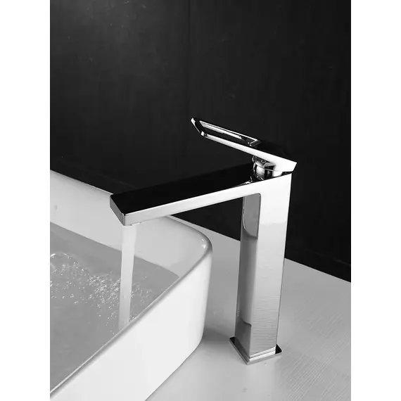 Высокий смеситель для накладной раковины в ванну Shevanik S6811, изображение 9