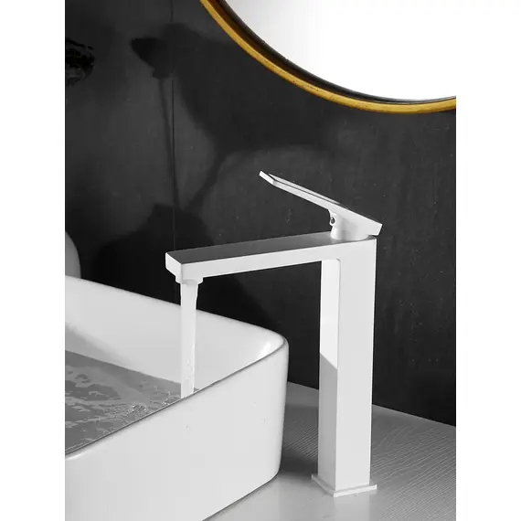 Высокий смеситель для накладной раковины в ванну Shevanik S6811C, изображение 9