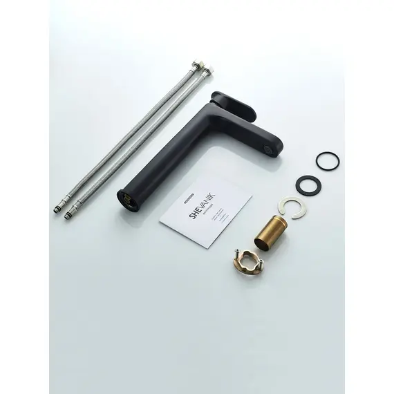 Высокий смеситель для накладной раковины в ванну Shevanik S8711H, изображение 9