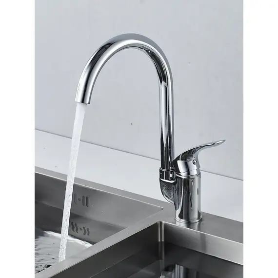 Высокий однорычажный смеситель для кухни на мойку Shevanik S5553, изображение 9