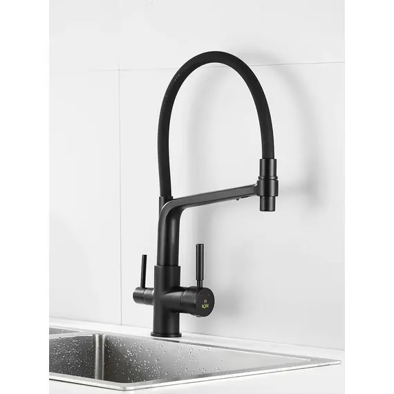 Смеситель для кухни с гибким изливом и фильтром Rose R658H, изображение 10