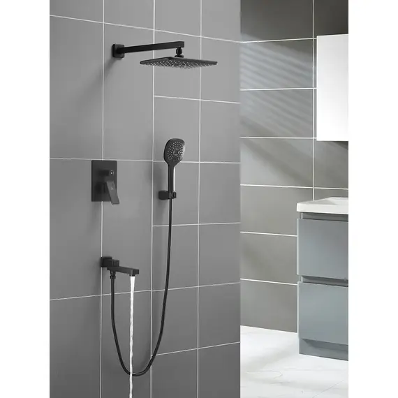 Душевая система скрытого монтажа комплект с душем Rose R2835H, изображение 10