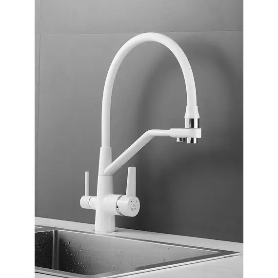 Смеситель для кухни с гибким изливом и фильтром Rose R558C, изображение 10