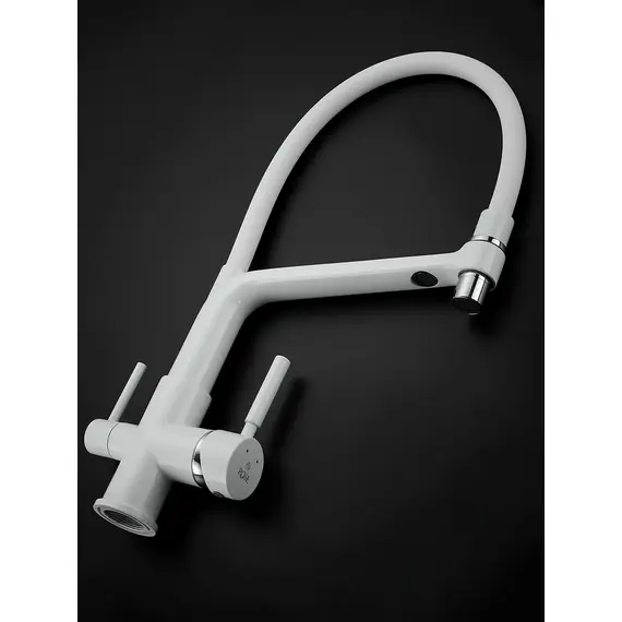 Смеситель для кухни с гибким изливом и фильтром Rose R658C, изображение 11