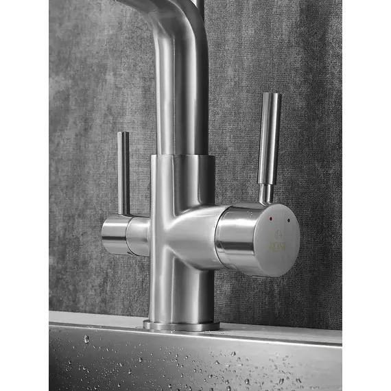 Смеситель для кухни с гибким изливом и фильтром Rose R658L, изображение 11