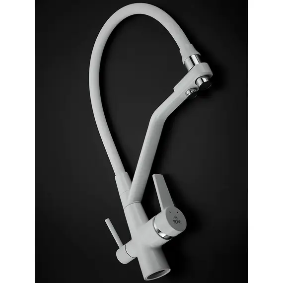 Смеситель для кухни с гибким изливом и фильтром Rose R558C, изображение 12