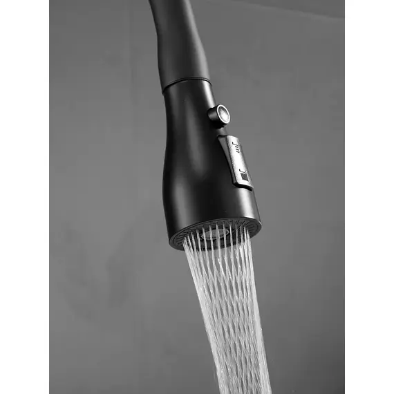 Однорычажный смеситель для кухни с выдвижной лейкой Shevanik S163H, изображение 13