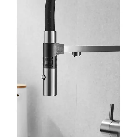 Смеситель для кухни с гибким изливом и фильтром Rose R958T, изображение 13