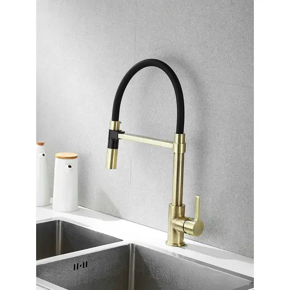 Смеситель для кухни с гибким изливом и душем Rose R133Q, изображение 13