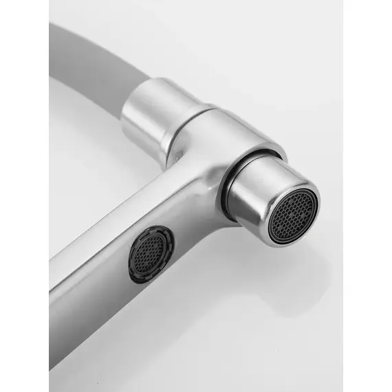 Смеситель для кухни с гибким изливом и фильтром Rose R658L, изображение 13