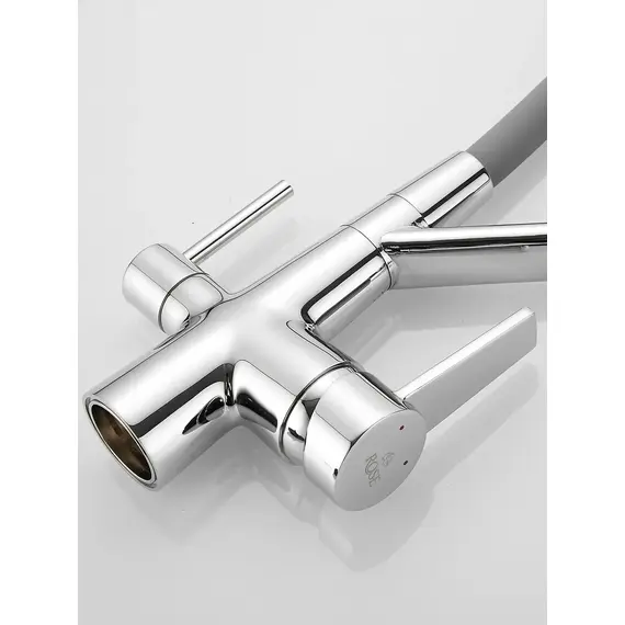 Смеситель для кухни с гибким изливом и фильтром Rose R558, изображение 14