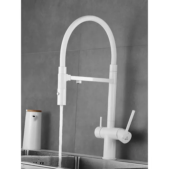 Смеситель для кухни с гибким изливом и фильтром Rose R958C, изображение 14