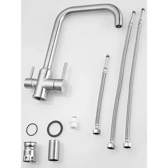 Высокий смеситель для кухни с фильтром для воды Shevanik S268B, изображение 15