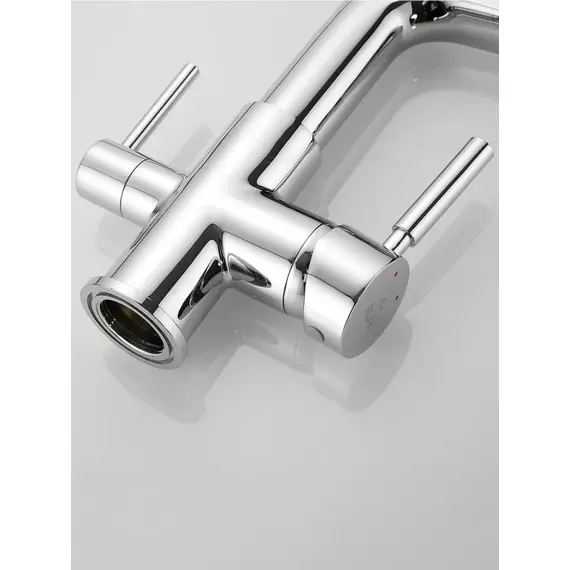 Смеситель для кухни с гибким изливом и фильтром Rose R658, изображение 15