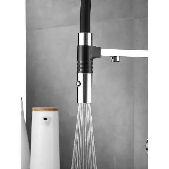 Смеситель для кухни с гибким изливом и фильтром Rose R958, изображение 15