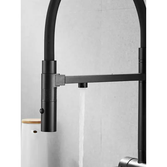 Смеситель для кухни с гибким изливом и фильтром Rose R958H, изображение 16