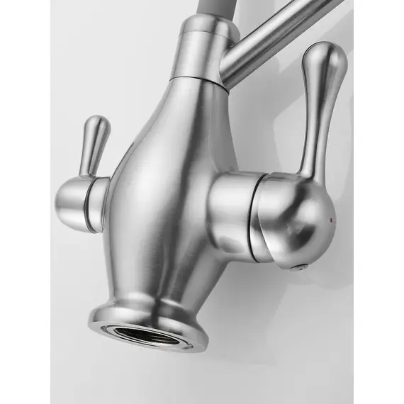 Смеситель для кухни с гибким изливом и фильтром Rose R858L, изображение 16