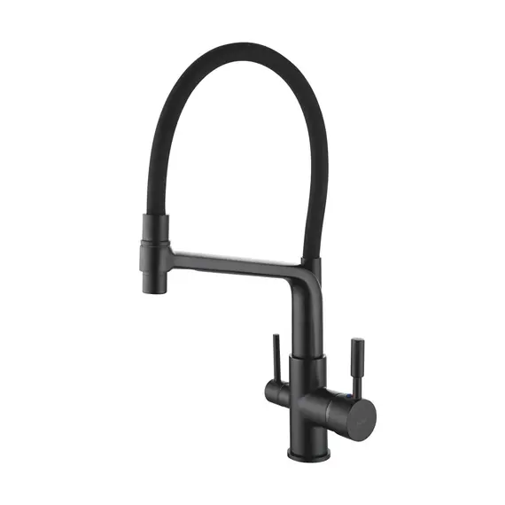 Смеситель для кухни с гибким изливом и фильтром Rose R658H, изображение 17