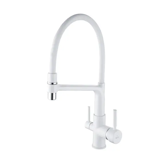 Смеситель для кухни с гибким изливом и фильтром Rose R658C, изображение 18