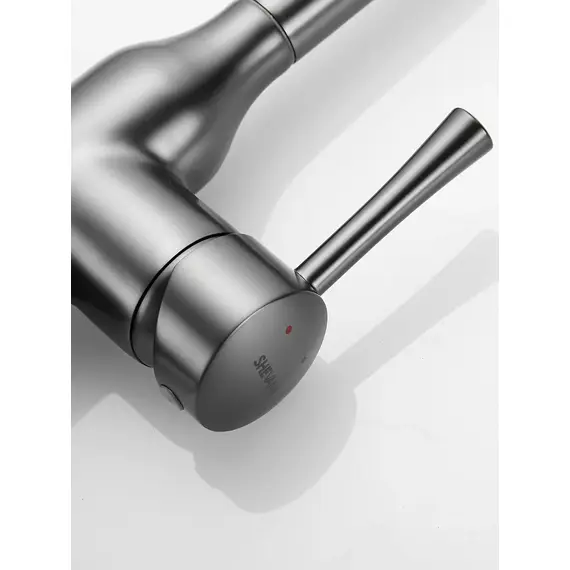 Однорычажный смеситель для кухни с выдвижной лейкой Shevanik S163T, изображение 19