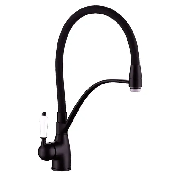 Смеситель для кухни с гибким изливом и душем Rose R153H, изображение 2