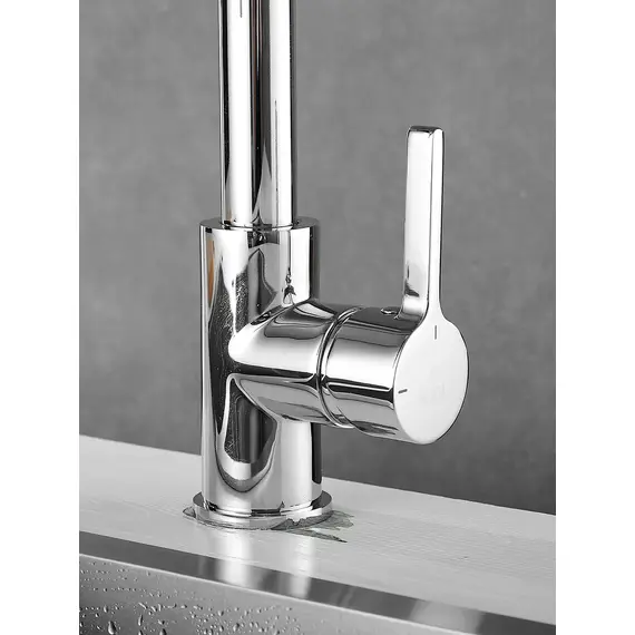 Смеситель для кухни с гибким изливом и душем Rose R133, изображение 20