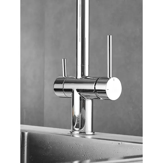 Смеситель для кухни с гибким изливом и фильтром Rose R958, изображение 20