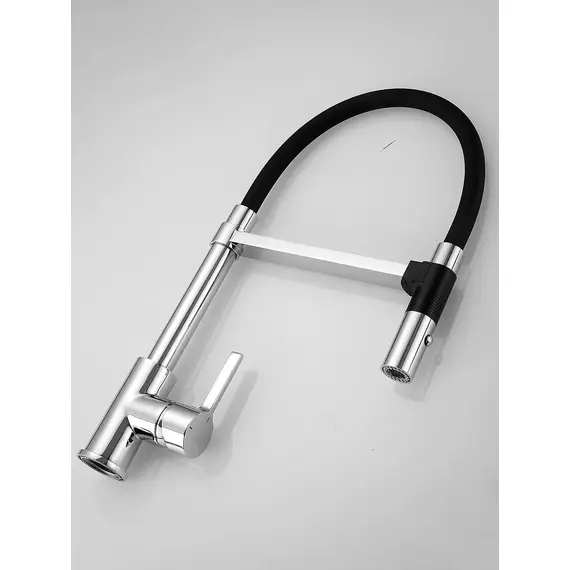 Смеситель для кухни с гибким изливом и душем Rose R133, изображение 22