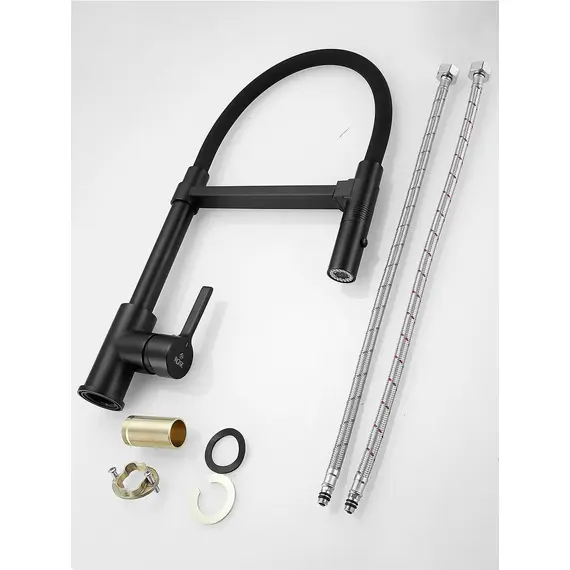 Смеситель для кухни с гибким изливом и душем Rose R133H, изображение 22