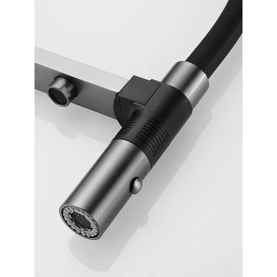 Смеситель для кухни с гибким изливом и фильтром Rose R958T, изображение 23