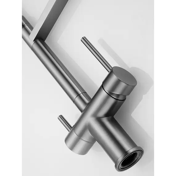 Смеситель для кухни с гибким изливом и фильтром Rose R958T, изображение 26