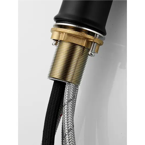 Однорычажный смеситель для кухни с выдвижной лейкой Shevanik S163H, изображение 27