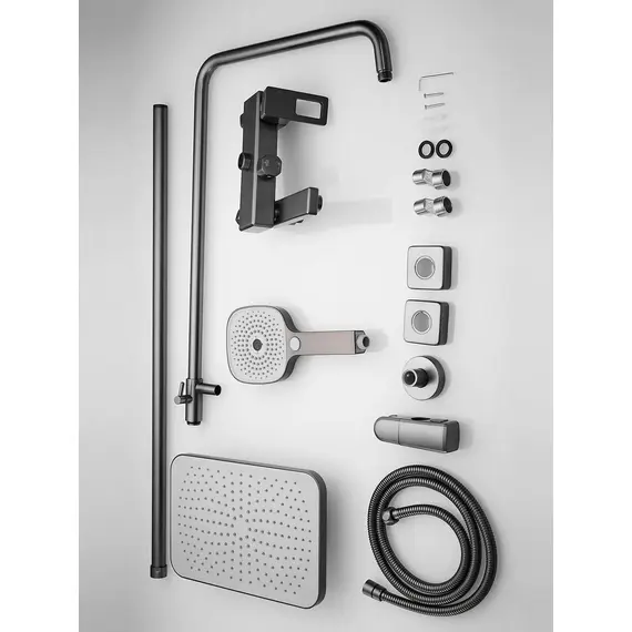 Душевая система с тропическим душем и смесителем Shevanik S8236T, изображение 28