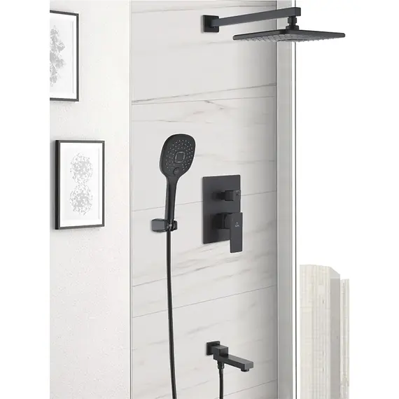 Душевая система скрытого монтажа комплект с душем Rose R2835H, изображение 2