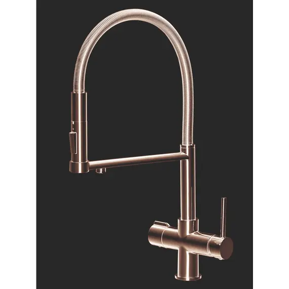 Смеситель для кухни с гибким изливом и фильтром Rose R758, изображение 2