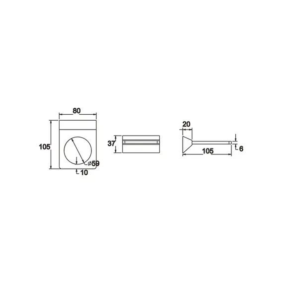 Стакан для зубных щеток Rose RG1612, изображение 2