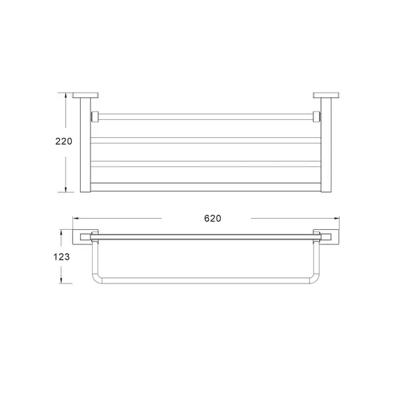 Полка для полотенец Shevanik SG5608, изображение 2