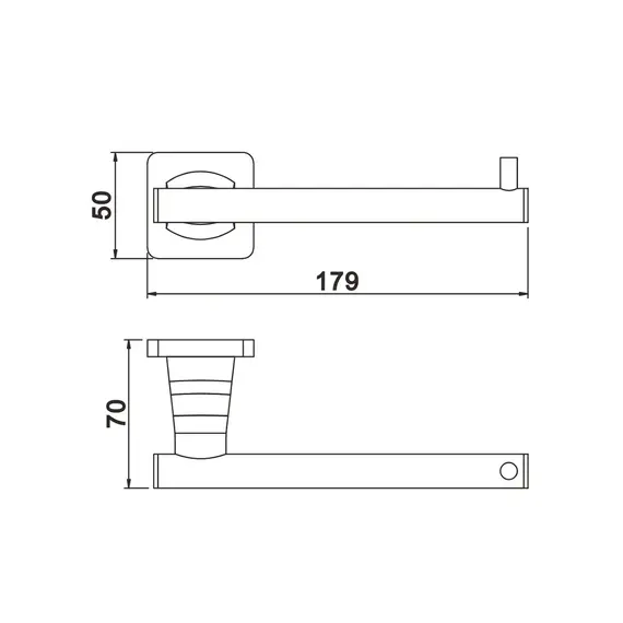 Держатель туалетной бумаги Rose RG1505H, изображение 2