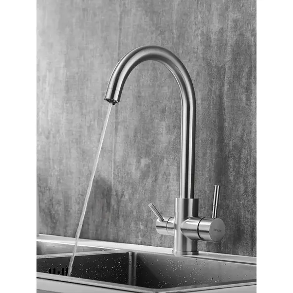 Высокий смеситель для кухни с фильтром для воды Shevanik S168B, изображение 3