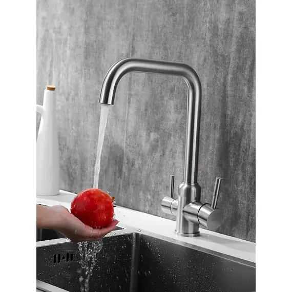 Высокий смеситель для кухни с фильтром для воды Shevanik S268B, изображение 3