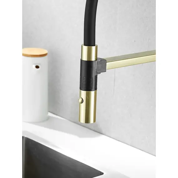 Смеситель для кухни с гибким изливом и душем Rose R133Q, изображение 4