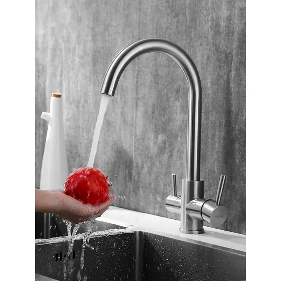 Высокий смеситель для кухни с фильтром для воды Shevanik S168B, изображение 4