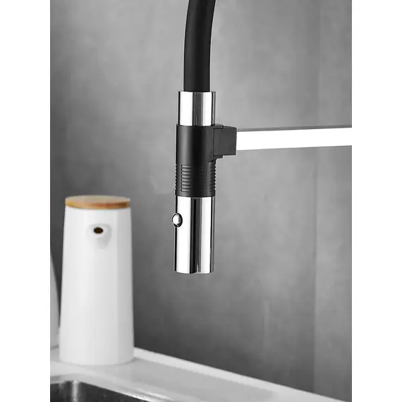 Смеситель для кухни с гибким изливом и душем Rose R133, изображение 4