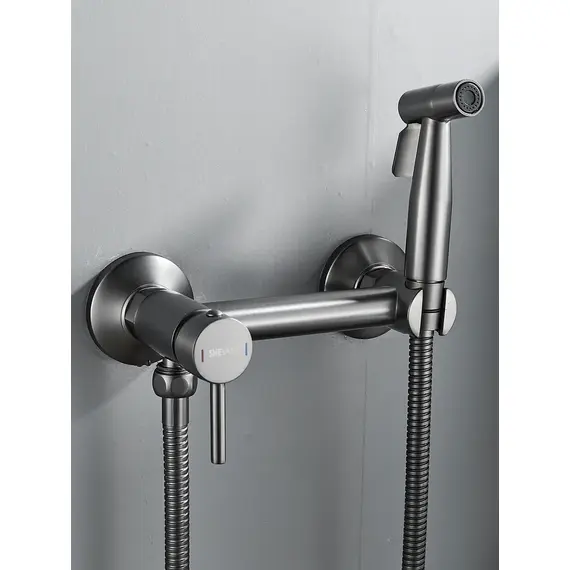 Гигиенический душ со смесителем для туалета (биде) Shevanik S107T, изображение 6