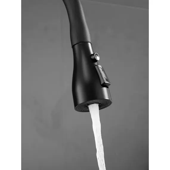 Однорычажный смеситель для кухни с выдвижной лейкой Shevanik S163H, изображение 7