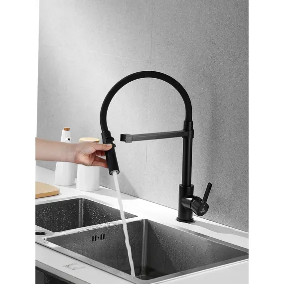 Смеситель для кухни с гибким изливом и душем Rose R133H, изображение 7