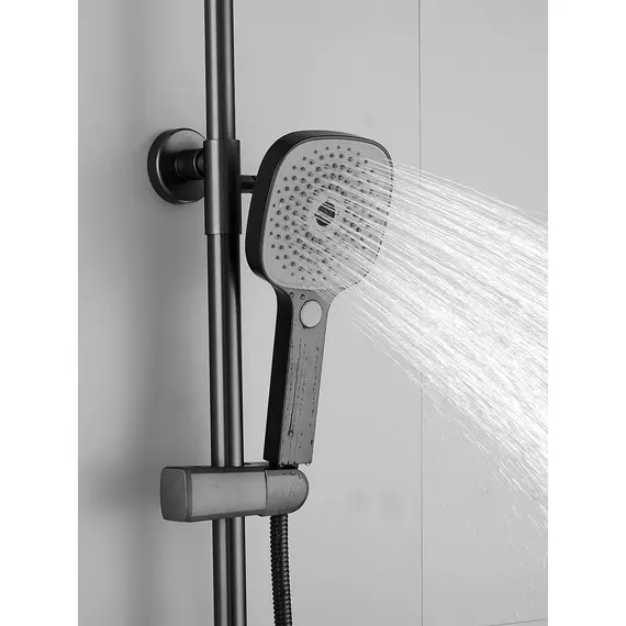 Душевая система с тропическим душем и смесителем Shevanik S8236T, изображение 7