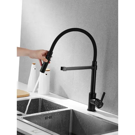 Смеситель для кухни с гибким изливом и душем Rose R133H, изображение 8