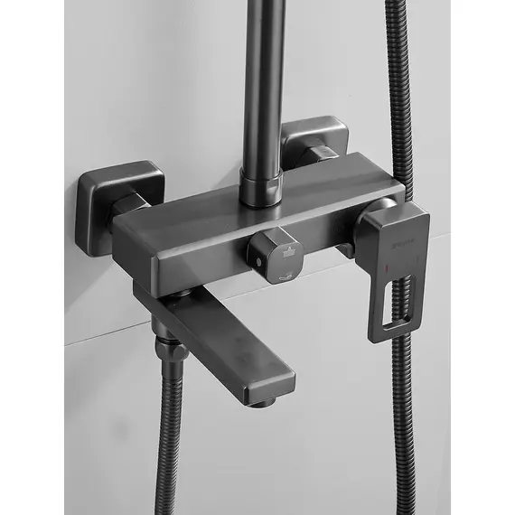 Душевая система с тропическим душем и смесителем Shevanik S8236T, изображение 8